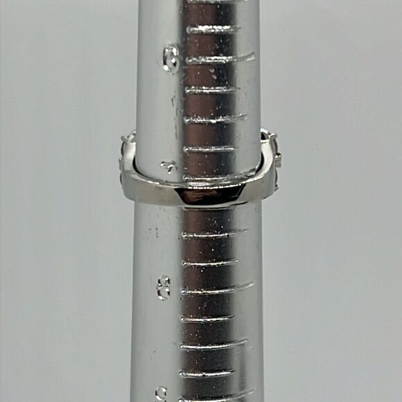 Beautiful Vintage Silver Ring With Purple, Yellow, and Pink Stones - Picture 7 of 7